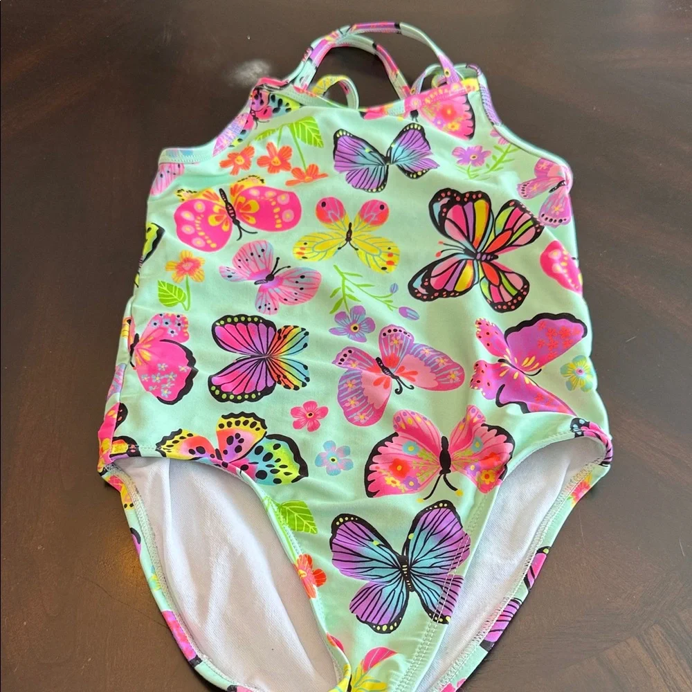 The Children's Place Butterfly Print Swimsuit